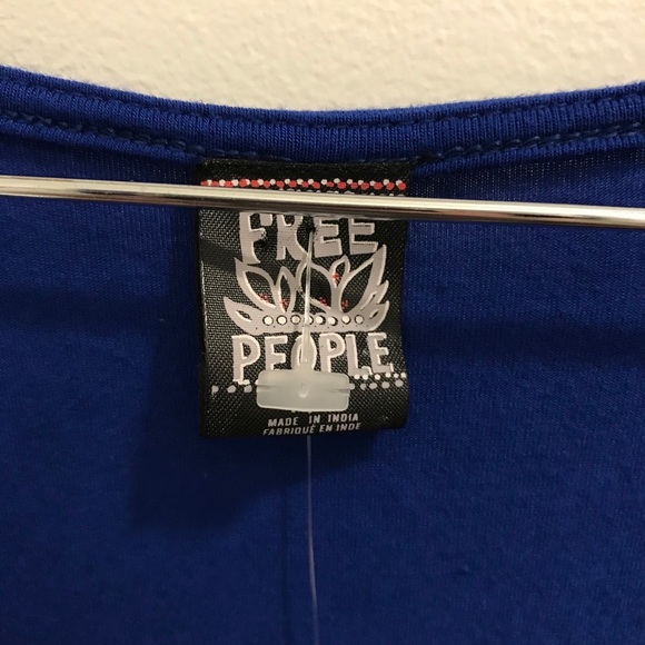 NWT Free People Royal Blue Cocktail Dress medium - Picture 6 of 9